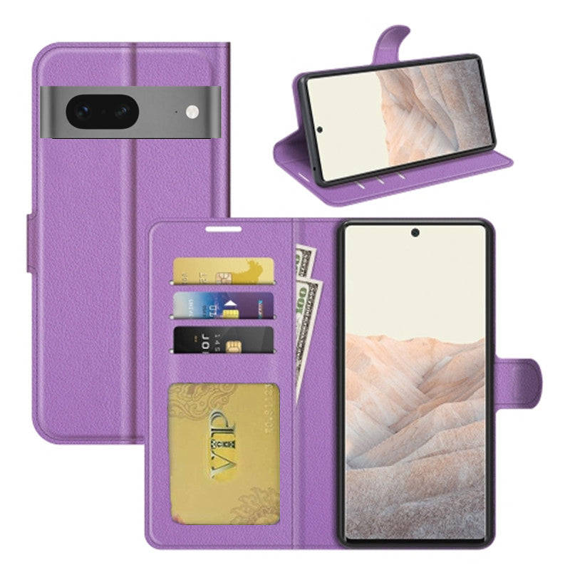 Étui portefeuille folio en cuir pour Google Pixel 8A Étui portefeuille folio en cuir pour Google Pixel 8A